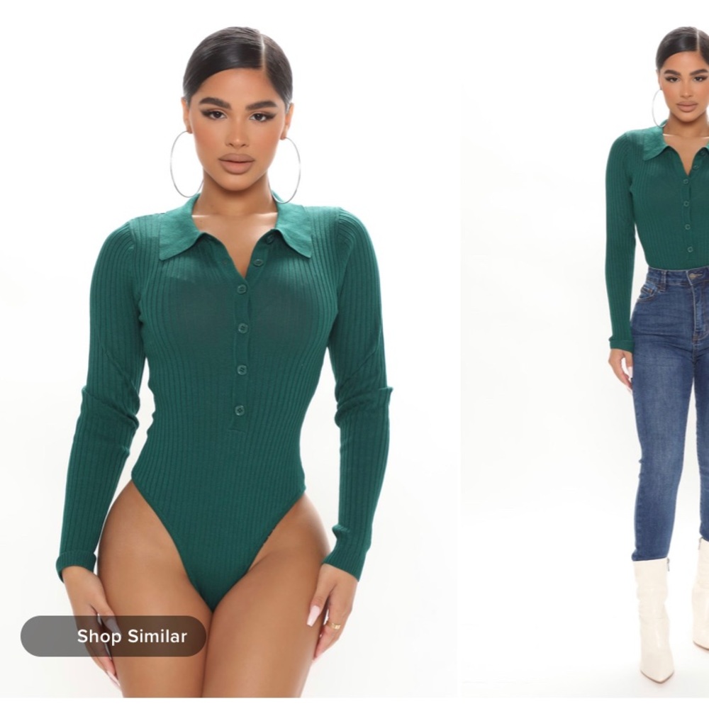 Ribbed body suit. Never worn, still has tags